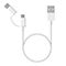 کابل تبدیل USB به MicroUSB  و Type-C شیائومی مدل SJX02zm طول 1 متر